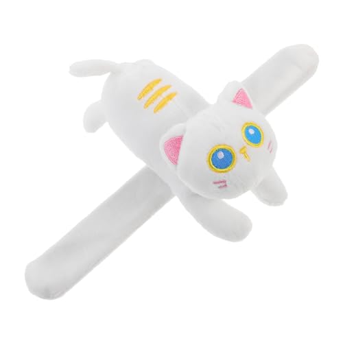 SOPOTUTU Plüsch Schnapparmband Katze Kuscheltier Armband Robust Partydeko Tiermotiv für Geburtstags und Themenfeiern von SOPOTUTU