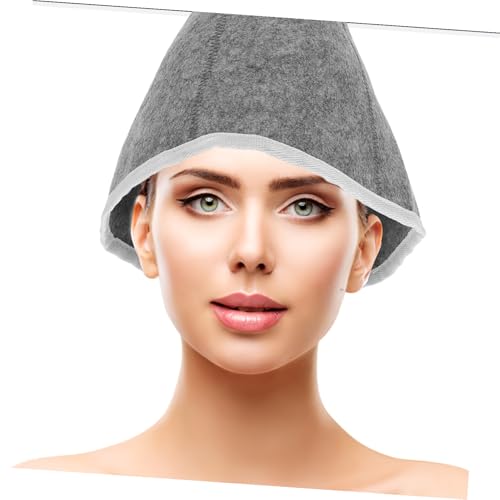 SOPOTUTU Saunahut Filz Wasserabsorbierend Leicht Atmungsaktiv Stabil Für Damen Und Herren Sauna Badekappe Komfortabel Für Kopfgrößen von SOPOTUTU