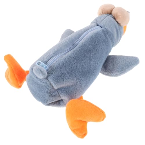 SOPOTUTU Federmäppchen Vogeldesign Plüsch Kawaii Schreibwarenbehälter Aufbewahrungstasche Für Junge Mädchen Mit Reißverschluss Großes Fassungsvermögen Tiermotiv Süßes von SOPOTUTU