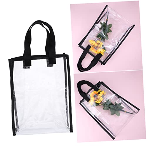SOPOTUTU Transparente Handtasche für Damen Wasserdichte Schultertasche PVC mit Großer Kapazität für Einkaufen und Reisen SOPOTUTU Transparente Handtasche für Damen Wasserdichte Schultertasche PVC mit Großer Kapazität für Einkaufen und Reisen von SOPOTUTU