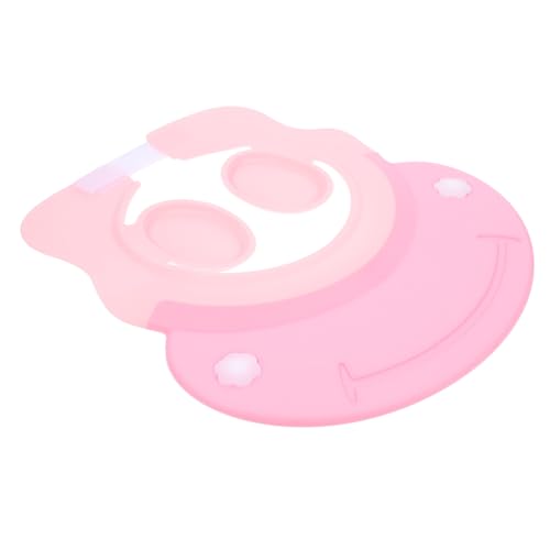 SOPOTUTU Verstellbare Duschhaube aus weichem Kunststoff Wasserdichte Haarwaschschutz Kappe für Junge Mädchen Schützt Augen und Ohren Leichter Badehut für entspanntes Duschen und Baden von SOPOTUTU