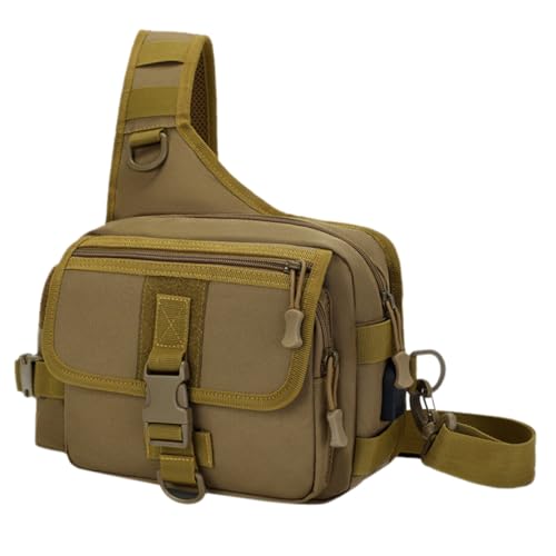 SOPOTUTU Widerstandsfähige Outdoor Schultertasche mit Mehreren Fächern Multifunktionale Umhängetasche für Herren für Wandern Camping Radfahren und Freizeitaktivitäten von SOPOTUTU