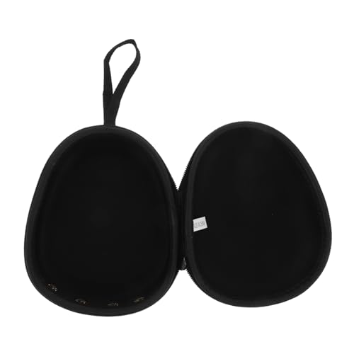 SOPOTUTU wasserdichte Eva Angelrollen Tasche mit Stoßfestem Windresistentem Tropfen Design Große Kapazität für Trommelspinnrollen und Vielseitiger Angelgerät Organizer Schwarz von SOPOTUTU