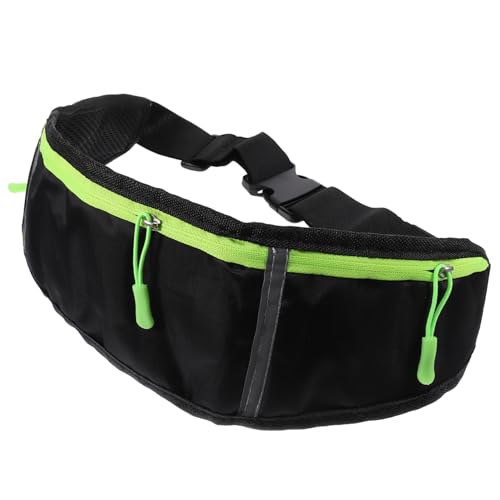 SOPOTUTU wasserdichte Schlanke Lauf und Fahrrad Bauchtasche mit Kopfhörerloch Verstellbar Multifunktional für Damen und Herren Outdoor Sport zum Joggen Wandern und Training von SOPOTUTU