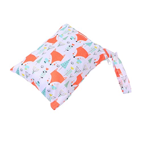 SOPOTUTU wasserdichte Windeltasche aus Atmungsaktivem Tragbarer Aufbewahrungsbeutel für Nasse und Trockene Babywindeln Multifunktionaler Organizer für Unterwegs von SOPOTUTU
