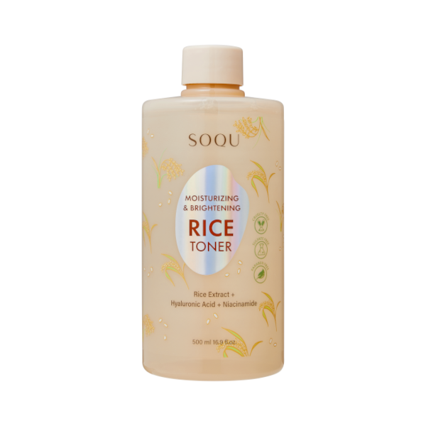 SOQU - Moisturizing & Brightening Rice Toner - 500ml von SOQU
