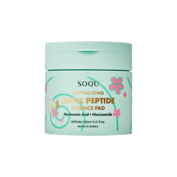 SOQU - Revitalizing Snail Peptide Essence Pad - 60pads/160ml von SOQU
