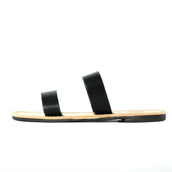 SORBAS '26 Leder Pantoletten Schwarz von SORBAS