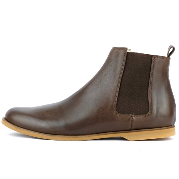 SORBAS '88 Leder Chelsea Boots in Braun von SORBAS