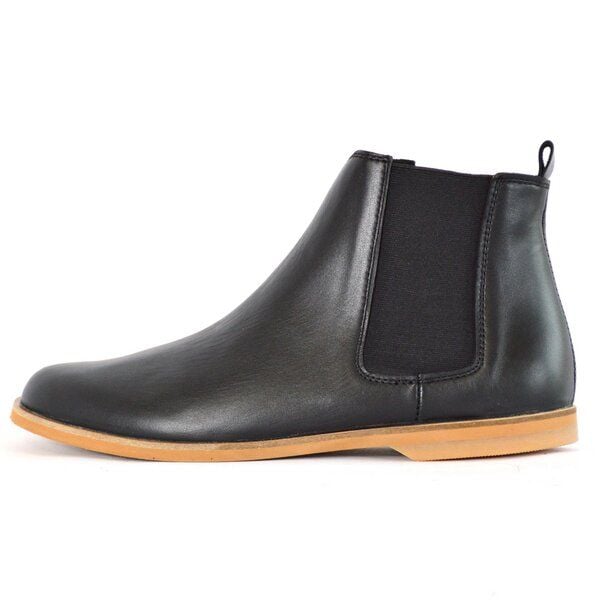 SORBAS '88 Leder Chelsea Boots in Schwarz von SORBAS