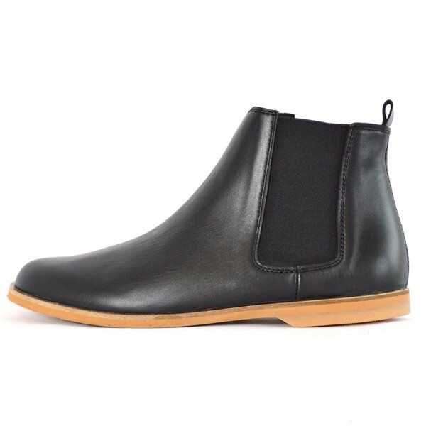 SORBAS '88 Leder Chelsea Boots in Schwarz von SORBAS