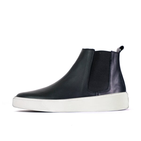 SORBAS '95 Chelsea Boots mit abbaubarer Sohle in Black / White von SORBAS