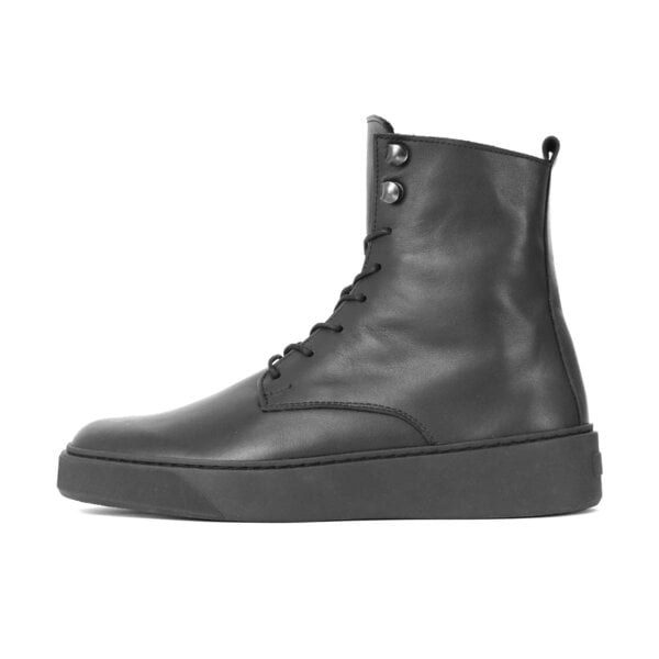 SORBAS '96 Leder Boots in All Black von SORBAS