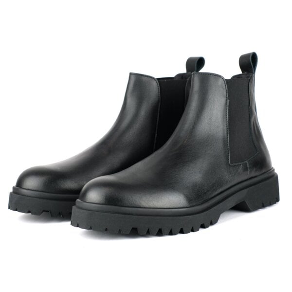 SORBAS '98v vegane Chelsea Boots Schwarz von SORBAS