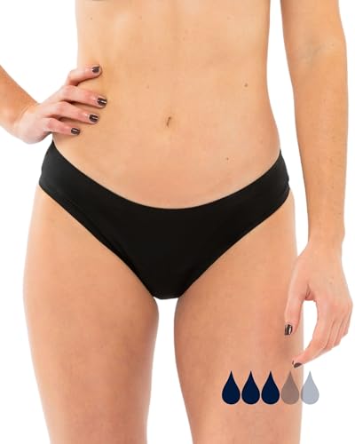 SORIO® Perioden Bikini für Damen und Teenager – Nur Bikinihose - Saugfähig und Auslaufsicher – Period Swimwear Für Leichte und Mittle Tage – Zweite-Haut-Effekt – Für Pool und Strand – Nina von SORIO
