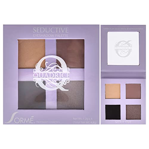 Sorme Cosmetics Quadrice Lidschatten-Palette – verführerisch für Frauen, 4,5 g Lidschatten von SORMÉ