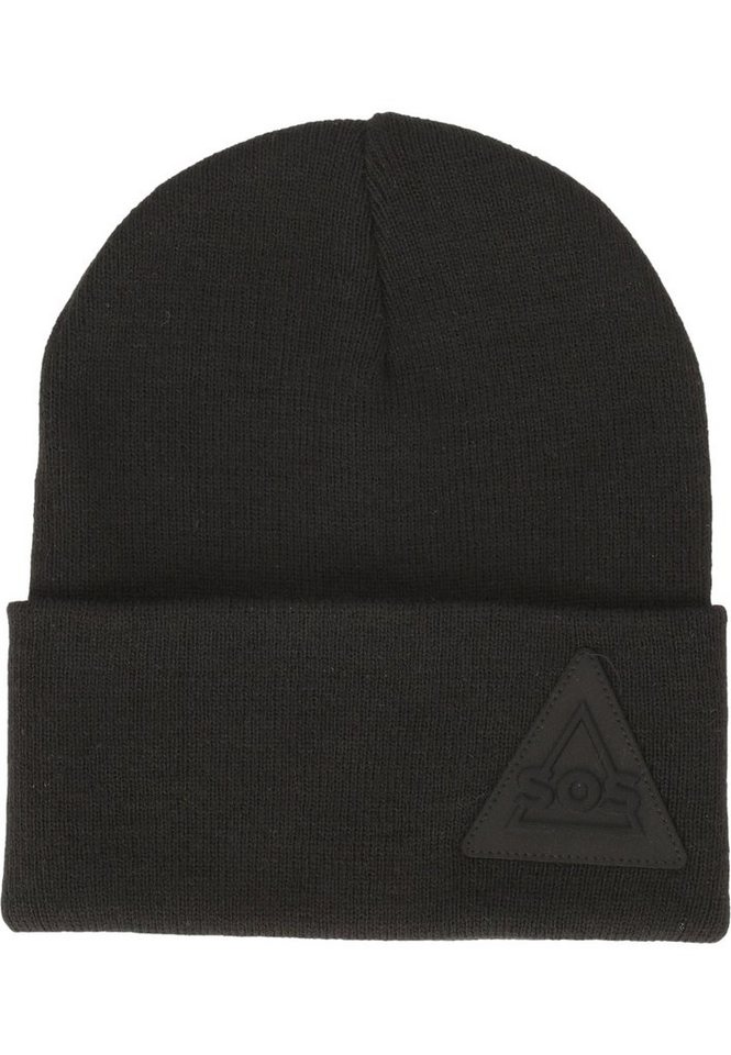 SOS Beanie Caucasus mit stylischem Umschlag von SOS