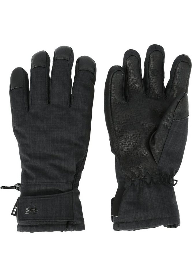 SOS Skihandschuhe Fernie mit praktischem Klettriegel von SOS