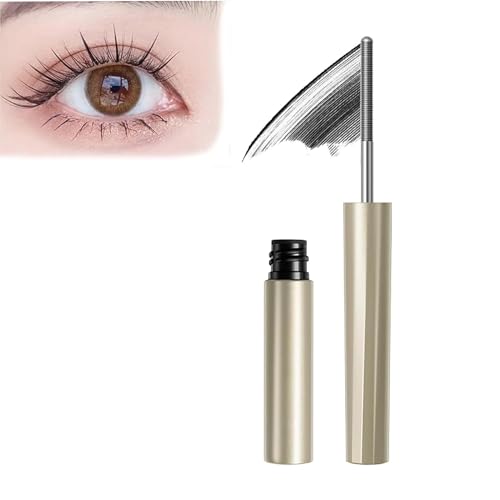 Innovative Metal Brush Long-lasting Mascara, Long-Lasting Curling Waterproof and Sweatproof Mascara von SOSTAG