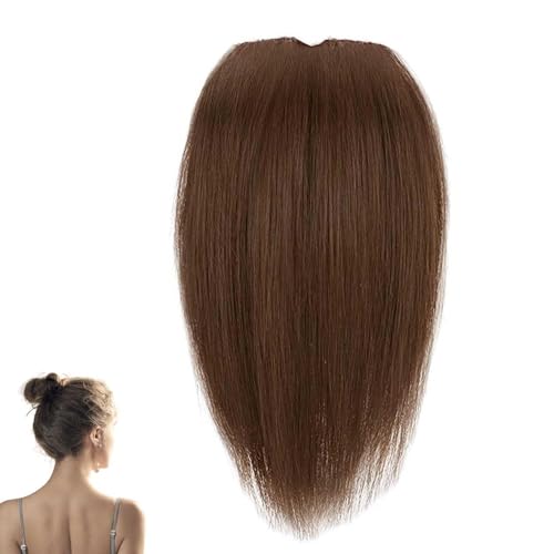 Upgrade Thickened Fluffy Hair Piece, Straight Hair Piece Women Hairpiece Hair Extension, Invisible Fluffy Hair Clips, Straight Hair Piece Hairpiece Hair Extension von SOSTAG