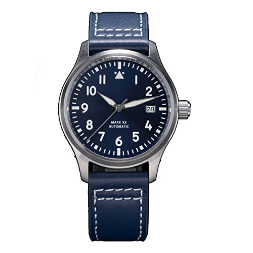 SOTAG NH35 Bewegung Automatische Mechanische Männer Armbanduhren Leuchtend 50m Wasserdicht Saphir Kristall Grün Pilot Uhr, Farbe 3, Modern von SOTAG