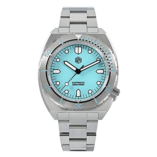 San Martin SN067G Fashion Diving Herrenuhren YN55 Edelstahl Saphirglas Automatische mechanische Armbanduhren (Color 1) von SOTAG