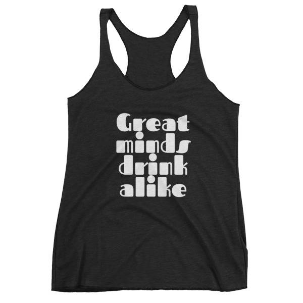 Große Köpfe Getränk Gleichen - Witzig Damen Tanktop | Fitness Tank Crossfit Yoga Läuft Shirt Training von SOTMSHIRTS