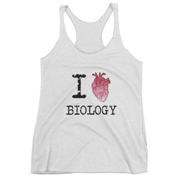 Ich Liebe Biologie - Medical Student-Geschenk-Idee Damen Tanktop | Fitness Tank Crossfit Yoga Läuft Shirt Training von SOTMSHIRTS