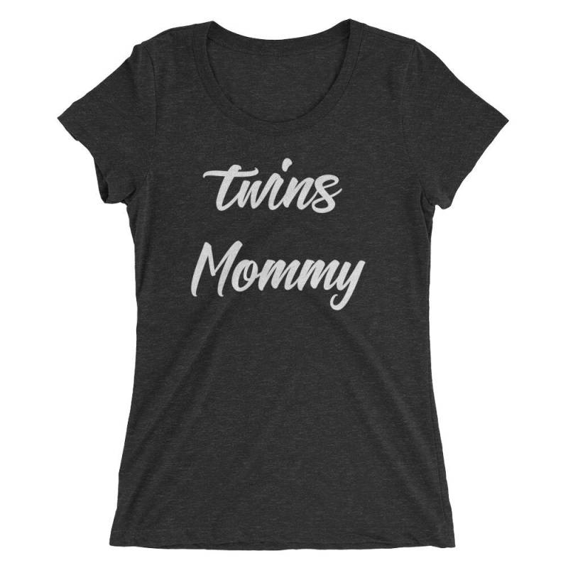 Mama - Mutter Von Zwillingen Premium Damen T-Shirt-Bella + Leinwand-Zwillinge von SOTMSHIRTS