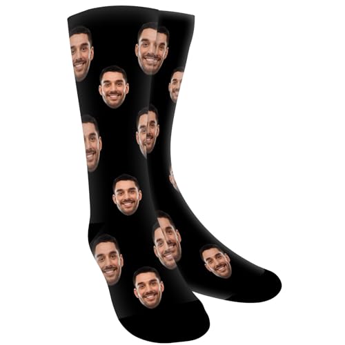 Custom Face Socken mit Foto, Personalisierte Socken für Papa, Personalisierte lustige Unisex-Crew-Socken, Geschenke für Männer und Frauen Custom Face Socken mit Foto, Personalisierte Socken für Papa, Personalisierte lustige Unisex-Crew-Socken, Geschenke für Männer und Frauen von SOUFEEL