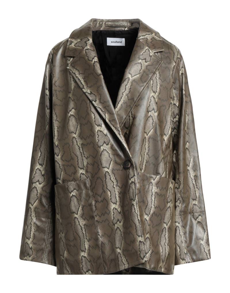 SOULLAND Blazer Damen Militärgrün von SOULLAND