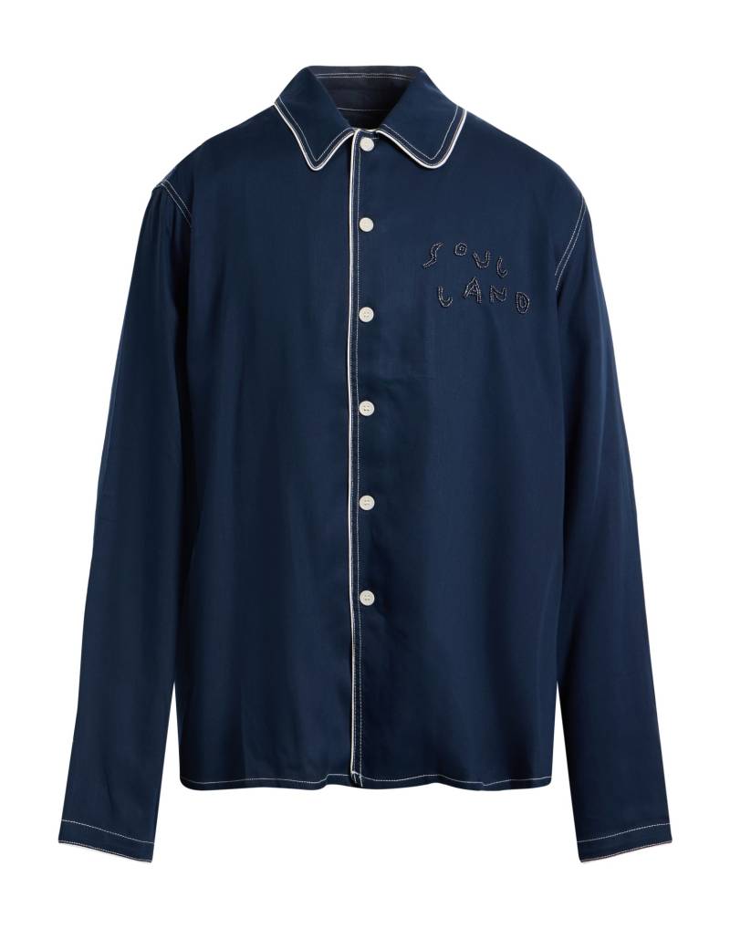 SOULLAND Hemd Herren Marineblau von SOULLAND