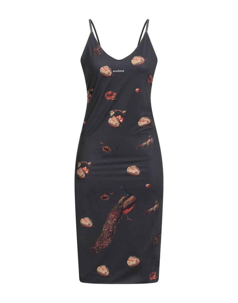 SOULLAND Midi-kleid Damen Schwarz von SOULLAND