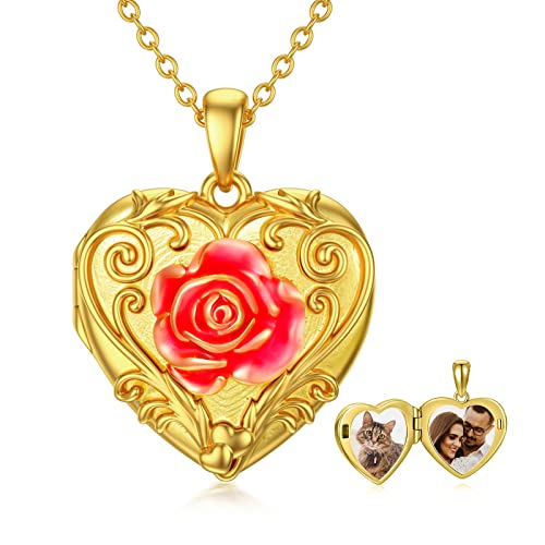 SOULMEET Medaillon-Halskette mit Sonnenblumen-/Rosen-/Gänseblümchen-Herz-Medaillon, die Bilder hält, hält jemanden in Ihrer Nähe – Sterlingsilber/Gold, personalisiertes Foto-Medaillon, Geschenk SOULMEET Medaillon-Halskette mit Sonnenblumen-/Rosen-/Gänseblümchen-Herz-Medaillon, die Bilder hält, hält jemanden in Ihrer Nähe – Sterlingsilber/Gold, personalisiertes Foto-Medaillon, Geschenk von SOULMEET