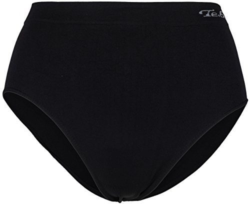 SOUNON 2 Damen Microfaser Slip Schwarz, Groesse: L von SOUNON