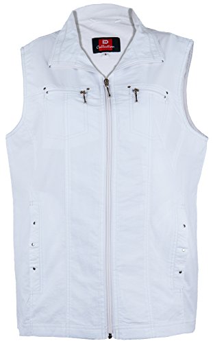 SOUNON, Damen Microfaser Weste - Weiss, Groesse: M von SOUNON