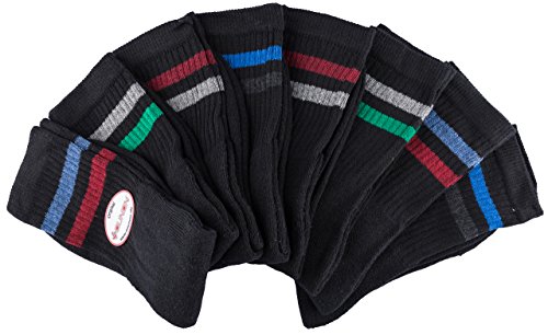 SOUNON 16 Paar Tennissocken, Schwarz - Original, Groesse: 43-46 von SOUNON