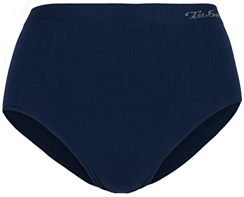 SOUNON 2 Damen Microfaser Slip Dunkelblau, Groesse: XXL von SOUNON