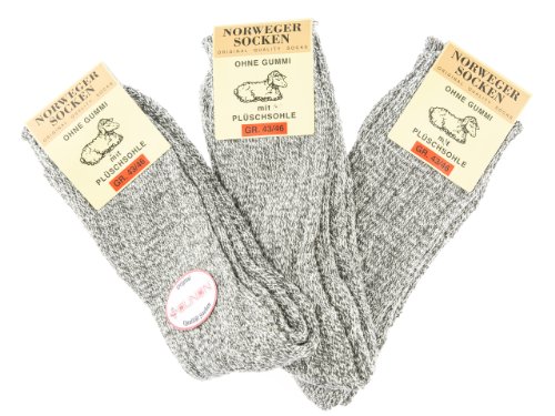 SOUNON 6 Paar Herren Norweger Socken (93220) - Original, Groesse: 43-46 von SOUNON