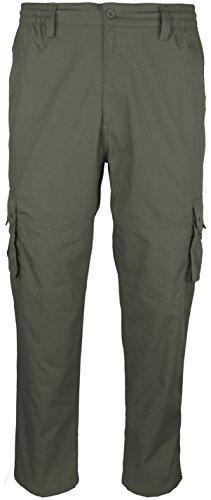 SOUNON Herren Cargohose, Cargo Pants, Chino Hose - Khaki (29), Groesse: L von SOUNON