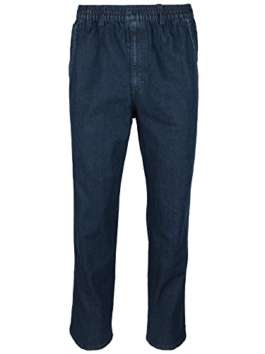 SOUNON Herren Jeans, Cargojeans, Schlupfhose Schlupfjeans, Stretchjeans Dunkelblau (M2), Groesse: 3XL von SOUNON