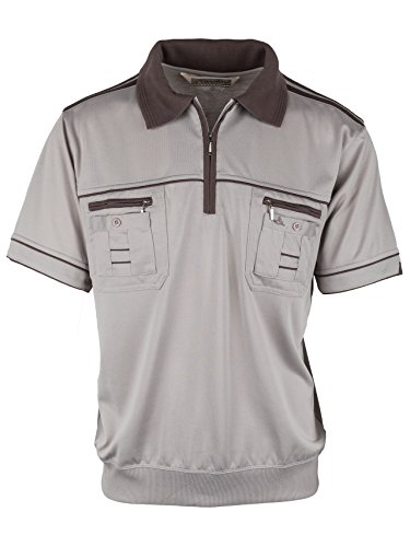 SOUNON Polohemd Poloshirt für Herren Beige, Groesse: L von SOUNON