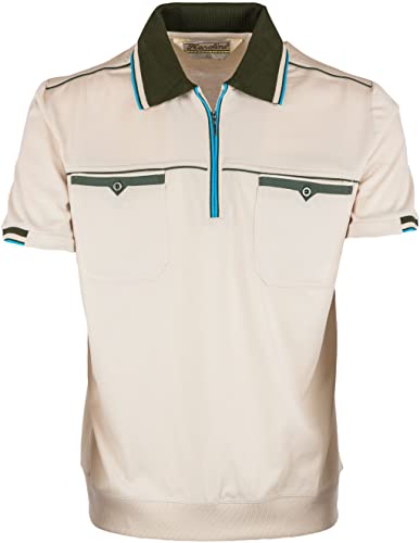 SOUNON Polohemd Poloshirt für Herren Beige (M2), Groesse: XL von SOUNON