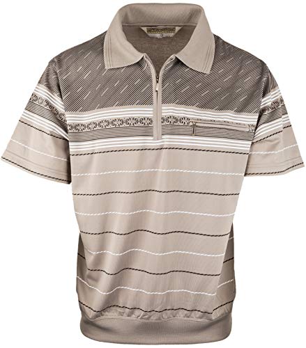 SOUNON Polohemd Poloshirt für Herren Beige (M3), Groesse: M von SOUNON