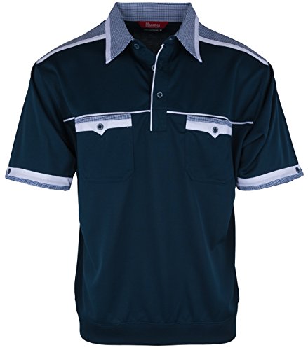 SOUNON Polohemd Poloshirt für Herren Dunkelblau (M6), Groesse: M von SOUNON