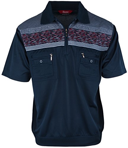 SOUNON Polohemd Poloshirt für Herren Dunkelblau (M9), Groesse: M von SOUNON