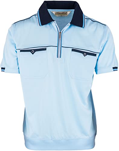 SOUNON Polohemd Poloshirt für Herren Hellblau, Groesse: 3XL von SOUNON