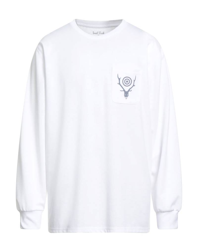 SOUTH2 WEST8 T-shirts Herren Weiß SOUTH2 WEST8 T-shirts Herren Weiß von SOUTH2 WEST8