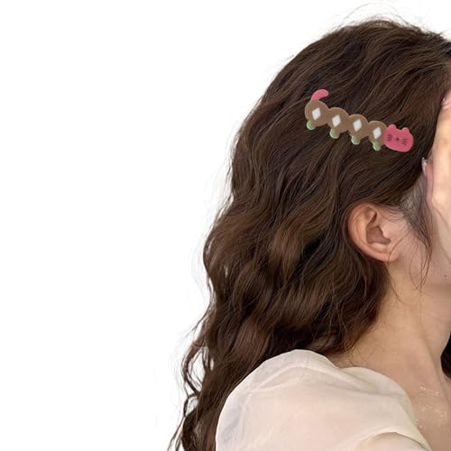 SOUTHJIELING Niedliche gestreifte Haarspange, modische Haarspange für Damen von SOUTHJIELING