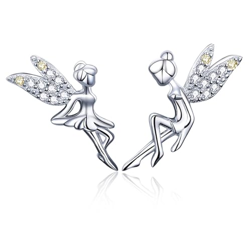 Ohrringe Silber 925, Hängende Ohrringe mit Zirkonia, inkl. Schmuckgeschenkbox, Fee Mädchen, Geschenk für Mädchen und Frauen Ohrringe Silber 925, Hängende Ohrringe mit Zirkonia, inkl. Schmuckgeschenkbox, Fee Mädchen, Geschenk für Mädchen und Frauen von SOUTHPLUS
